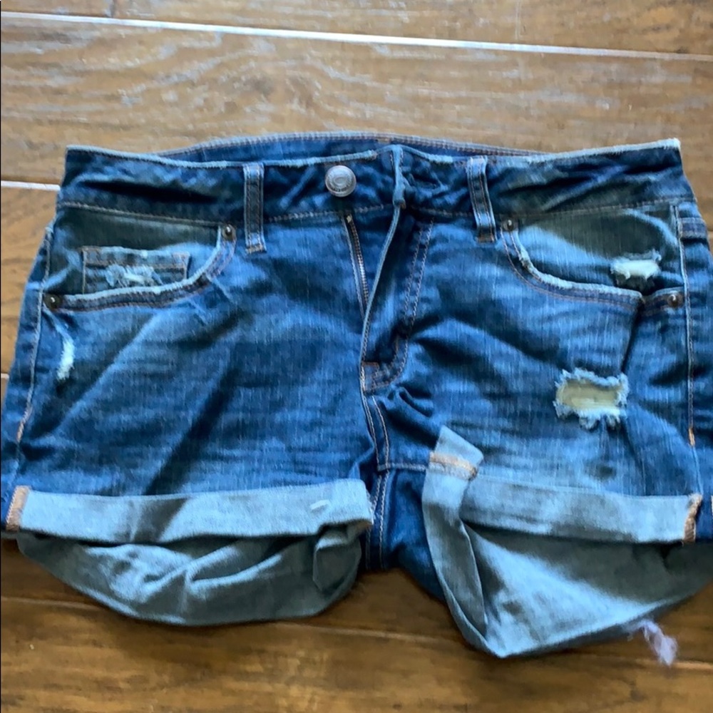 low waisted jegging shorts